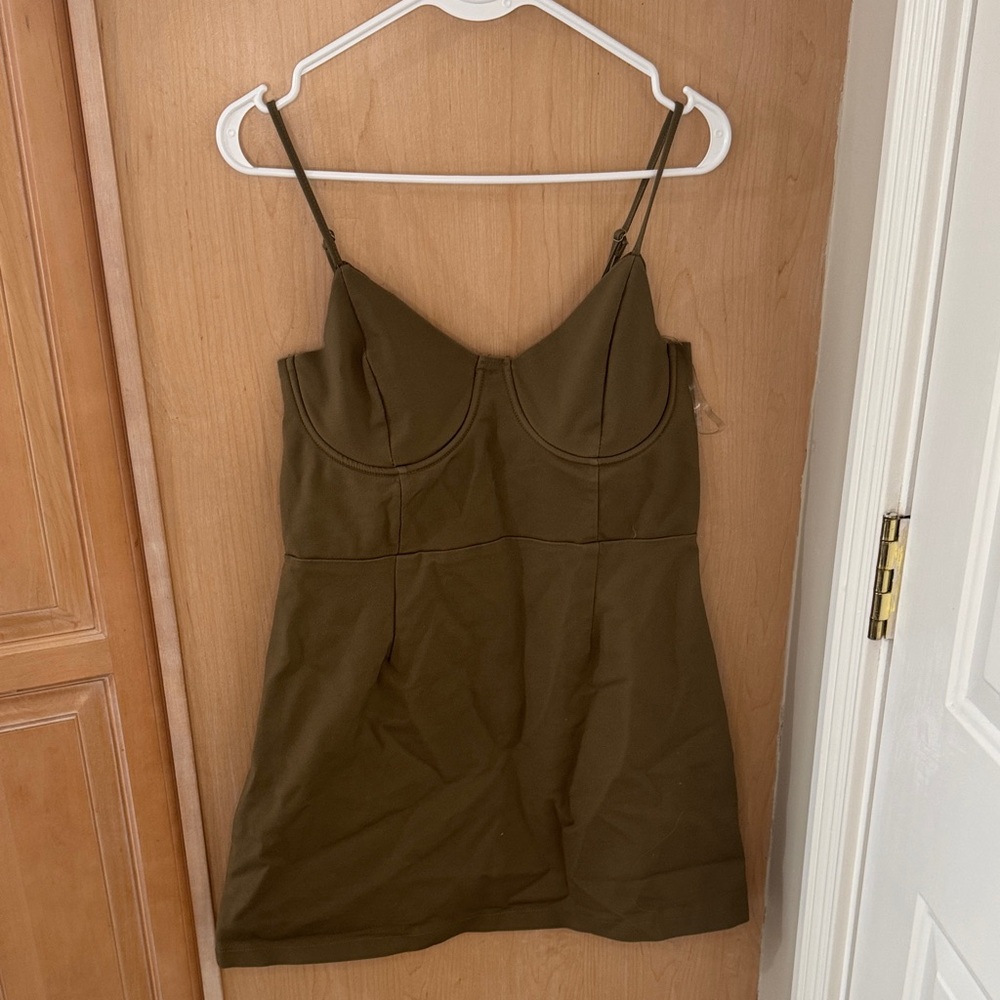 Charlotte Russe Olive Mini Dress